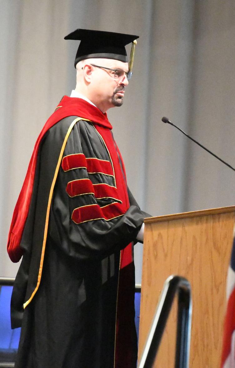 John Hartog at NCC Commencement
